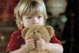Teddy...save me!!! Eeek!